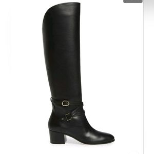 Jimmy Choo Huxlie Bock Heel Tall Boots